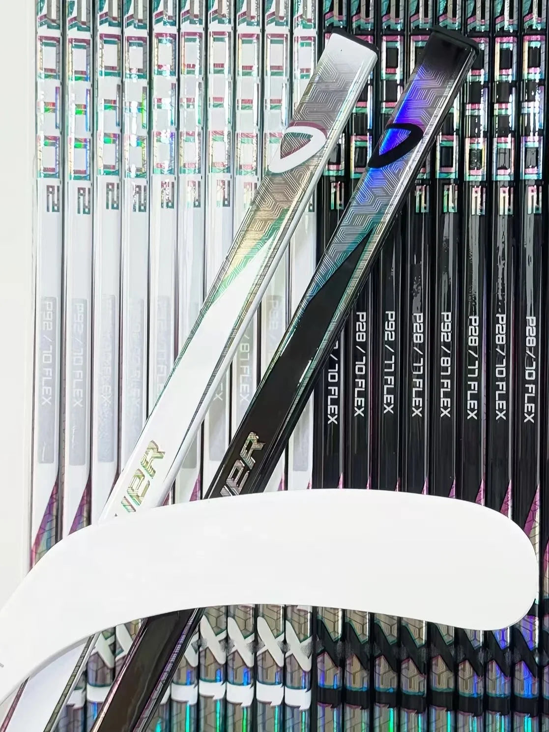 [2-PACK] Proto-2 White  Ice Hockey Sticks