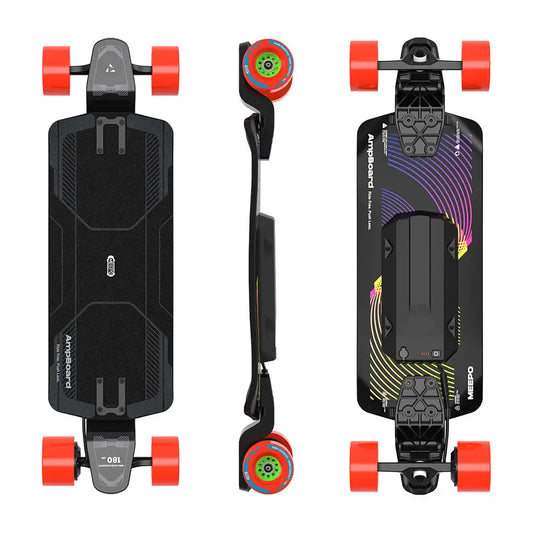 Meepo Ampboard Single-Drive Electric skateboard,  6.1kg Ultra-Light Low Deck 32mm 1.5h Charge - Adults Commuter