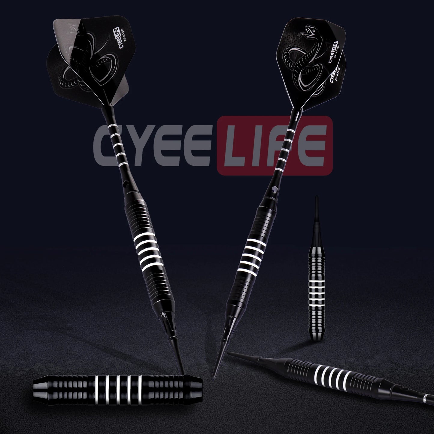 CyeeLife 18g Soft tipped Darts Professional Indoor plastic tip Darts Set