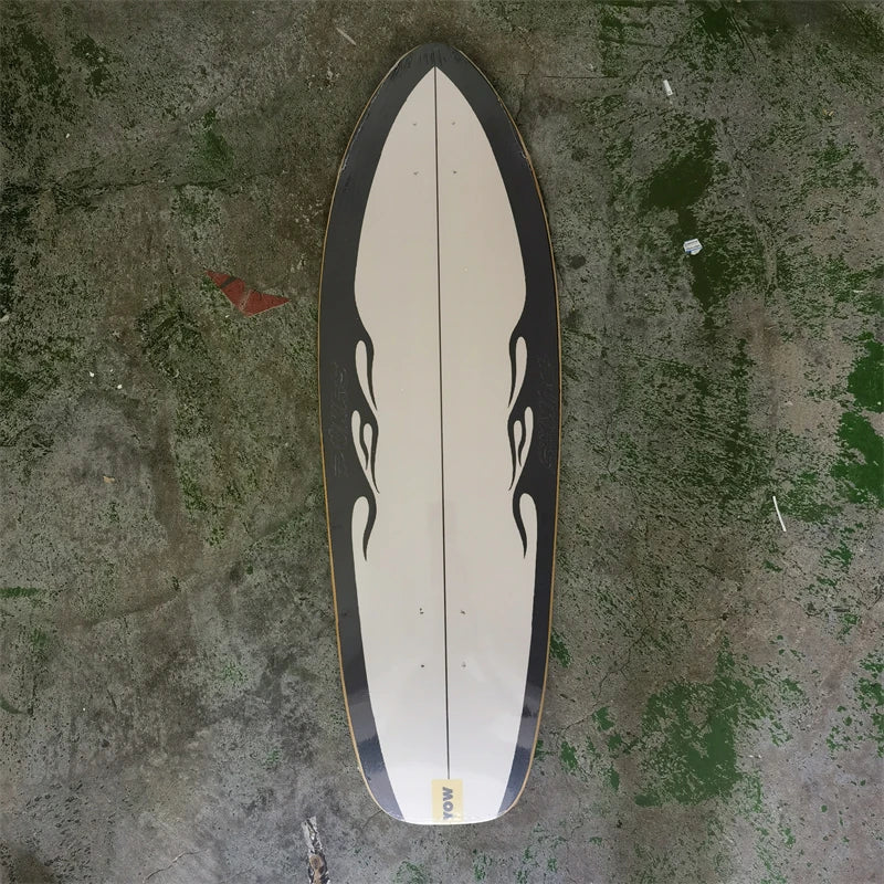 YOW land surf skateboard longboards whole kits good quality spring system branded with trucks wheels