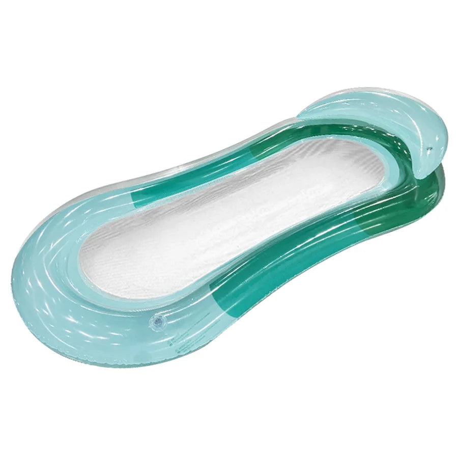 1pc Gradient Inflatable Water Floating Bed Portable  for Beach Swimming Pool Party