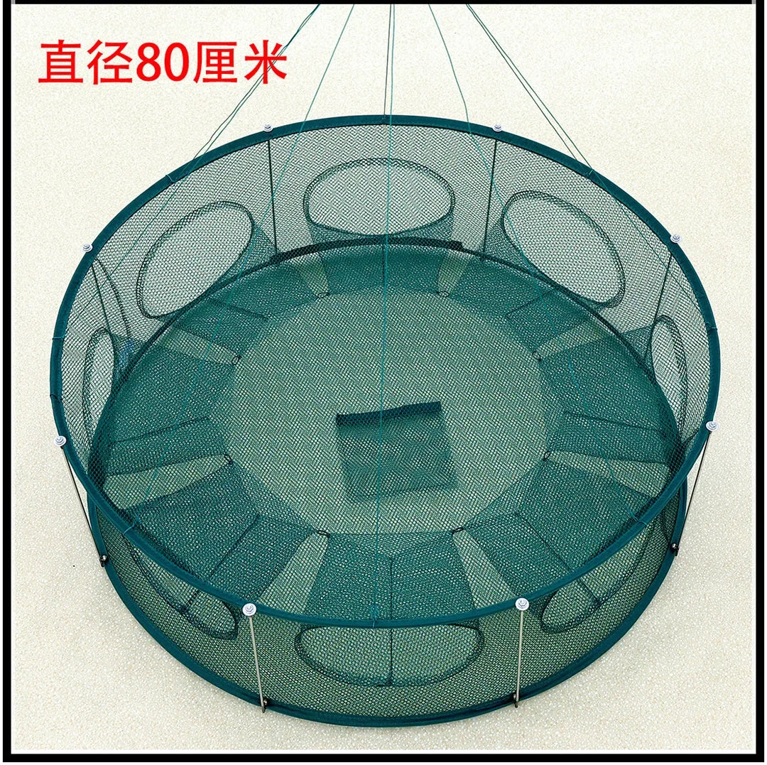 Shrimp cage fishing net lobster crab eel loach catch folding net fishing gear fishing net