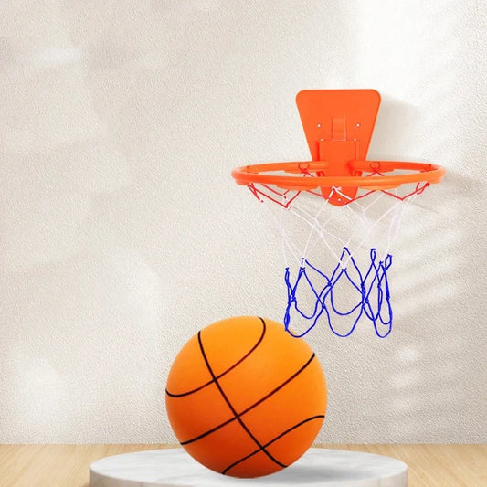 18/21/24CM Kids Bouncing Mute Basketball Squeezable Mute Bouncing Basketball