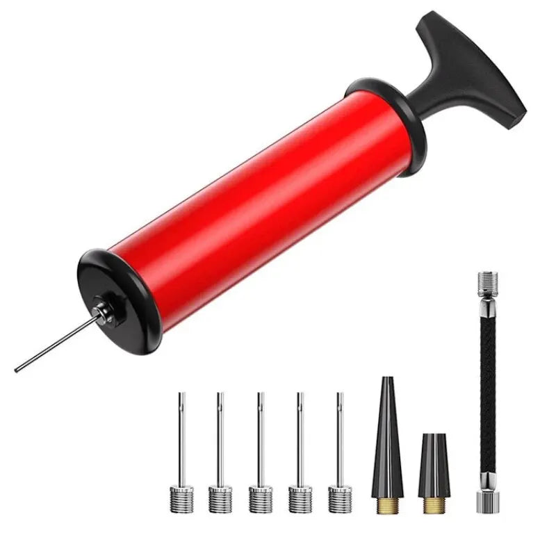 1 Pc Portable Multifunctional Ball Pump With Needle And Nozzle, Ball Inflator