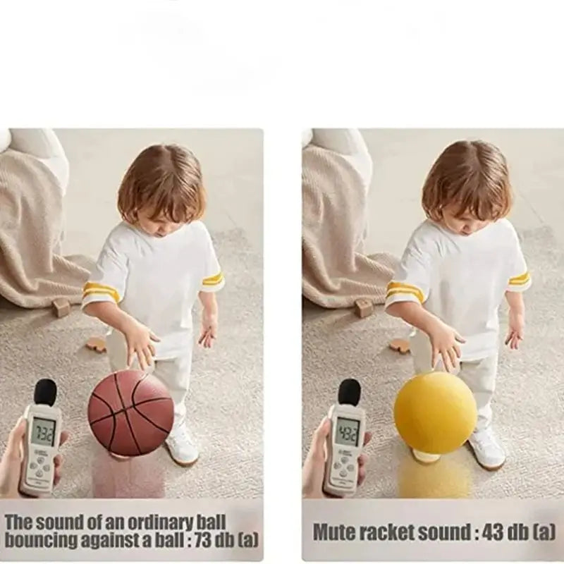 New Bouncing Mute Ball Size 3/5/7 Indoor Silent Basketball No Noise Soft High Density Foam