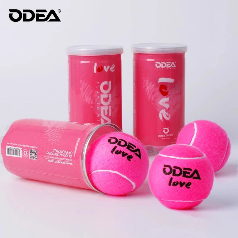 ODEA Professional Tennis Pink Training Ball 2 ball/barrel Match Balls
