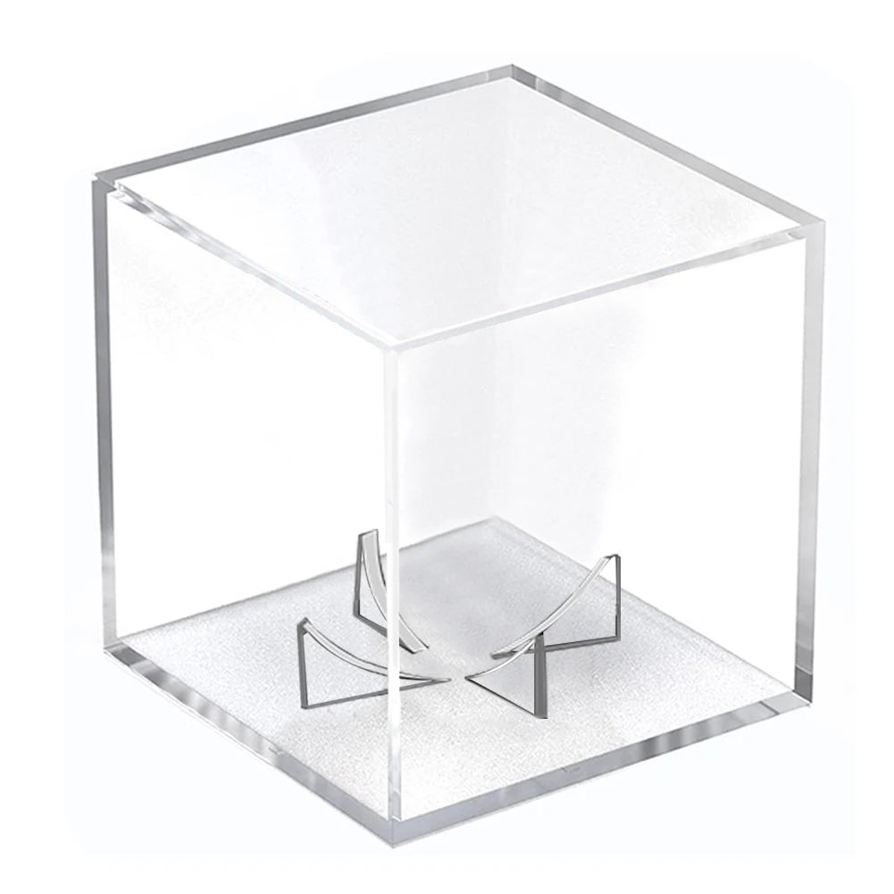 Clear Baseball Box Display Acrylic Transparent Baseball Organizer Case