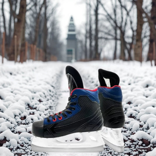 Manufacturer High End Integrated Ice Team Use Material Premium Ice Hockey Skates Shoes