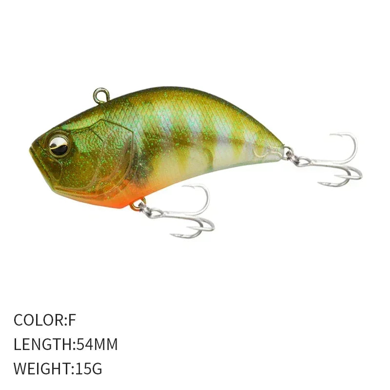1PCS Winter Vibrating VIB Road Runner 54MM/15G Full Swimming Long Casting Warbler Road Runne