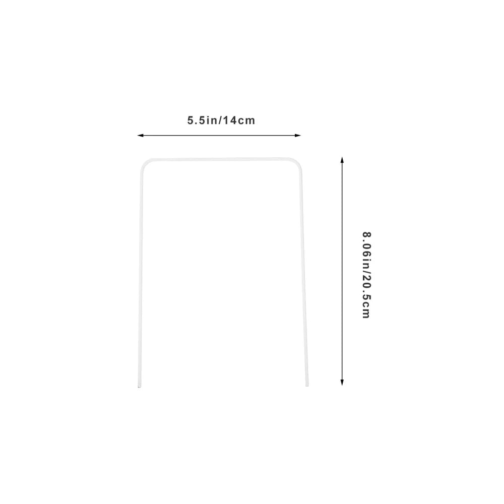 9Pcs Croquet Wickets 8X5.5 Inch Square Arrow Wickets  Croquet Game