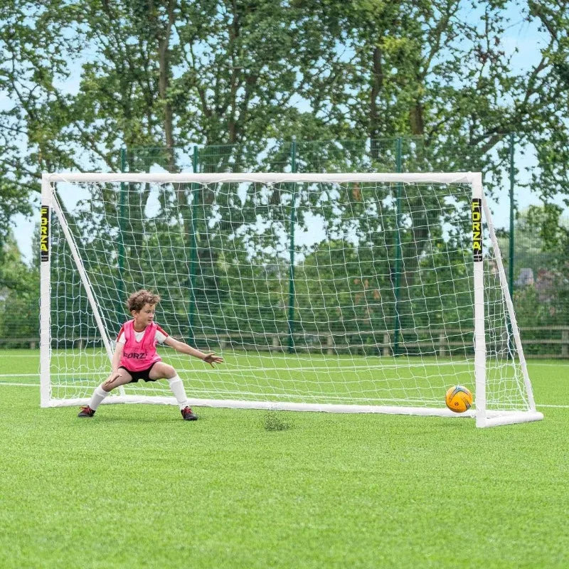 Backyard Soccer Goals [9 Sizes]  Ultra-Durable uPVC Weatherproof   Quick Assembly –
