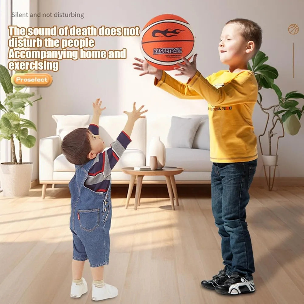Silent l - Indoor Basketball, Mute Basketball | Low Noise Indoor Training Ball, Highly Elastic