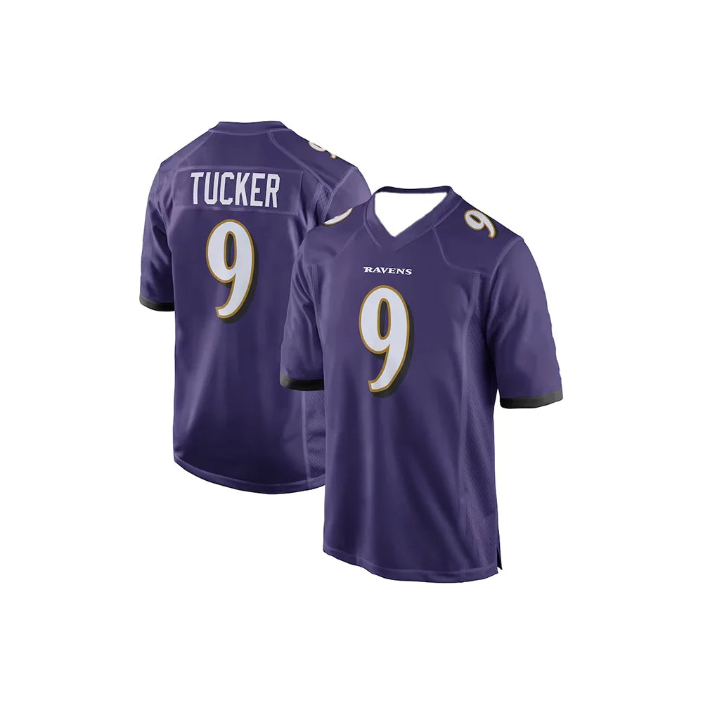 24-25 Adult Baltimore American Football Jersey  Sportswear Ravens Jackson 8 Number