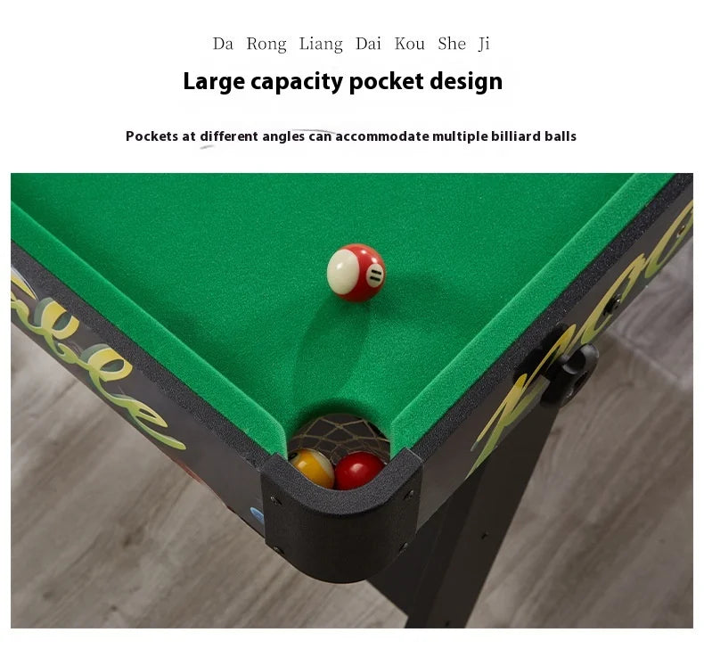 Children's Folding Wooden Pool Table Home Use Large Small