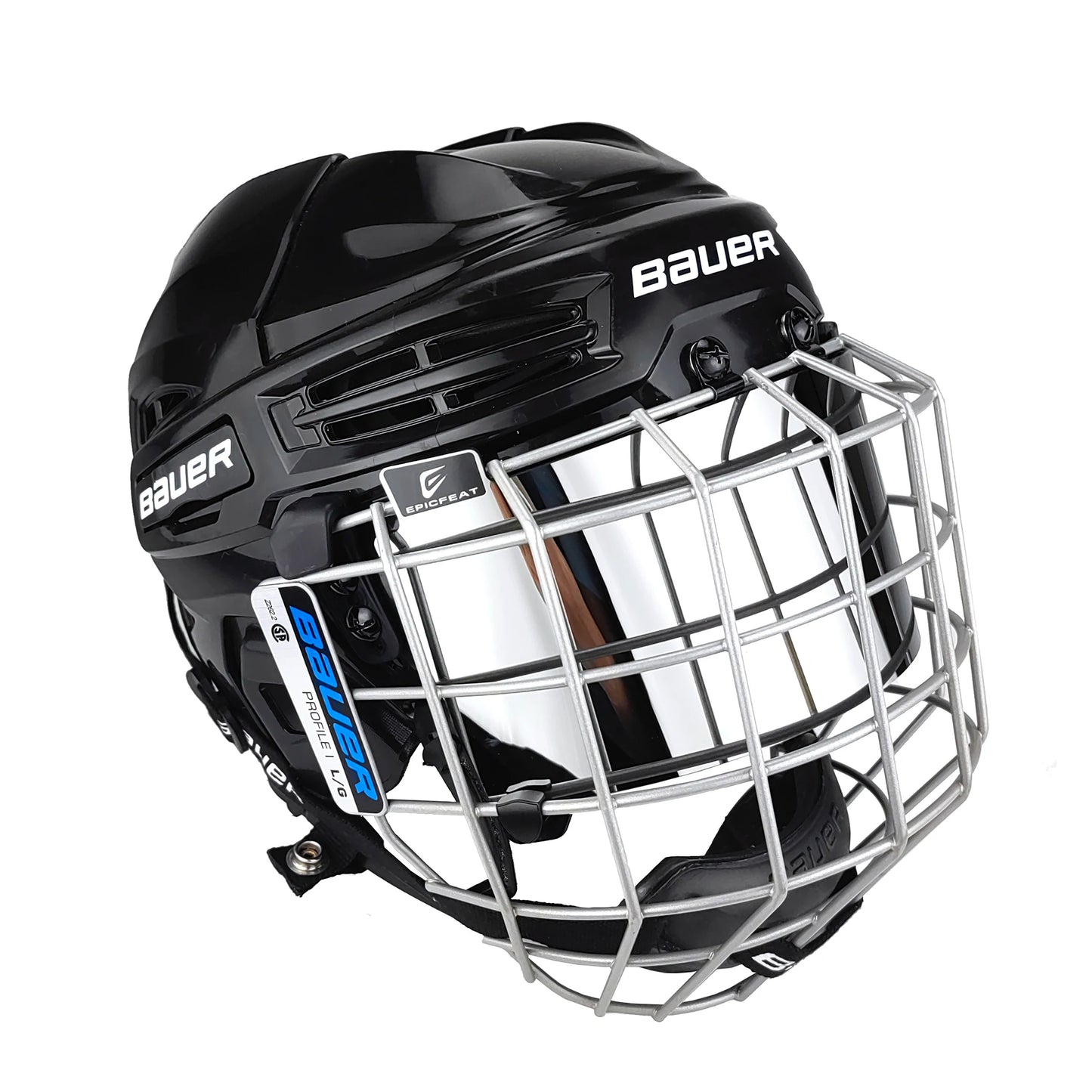 2024 New Model Senior Embedded Full size Hockey Helmet Clear visor Anti-Fog Anti-Scratch