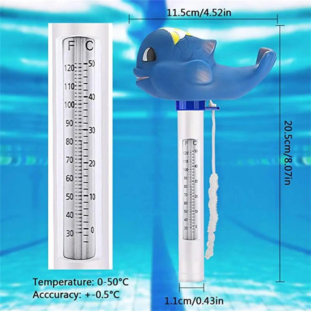 Cartoon Animals Thermometer Versatile  for Outdoor Indoor Swimming Pools