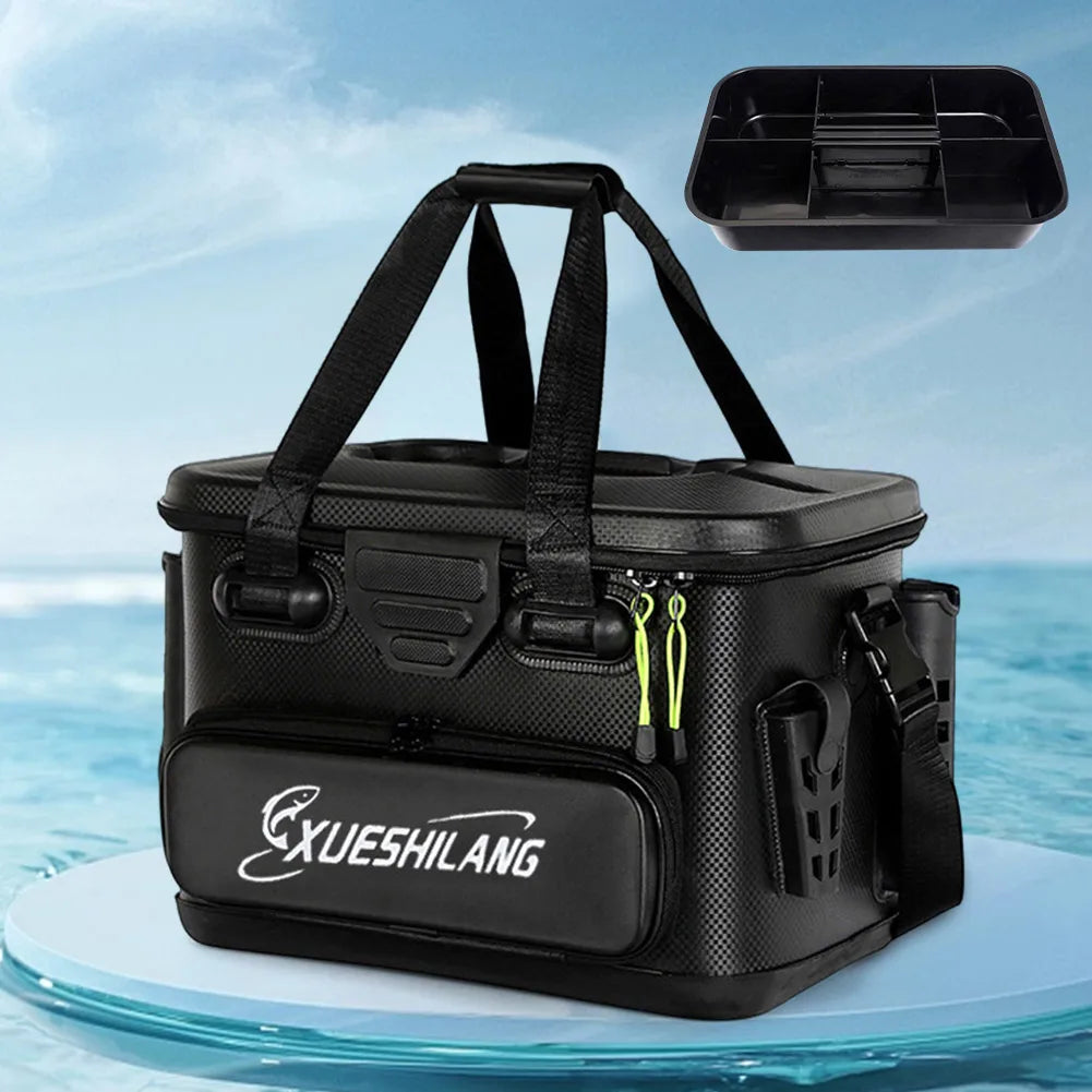 EVA Multifunction Fishing Bag Rod Bait Reel Portable Fish Storage Bag
