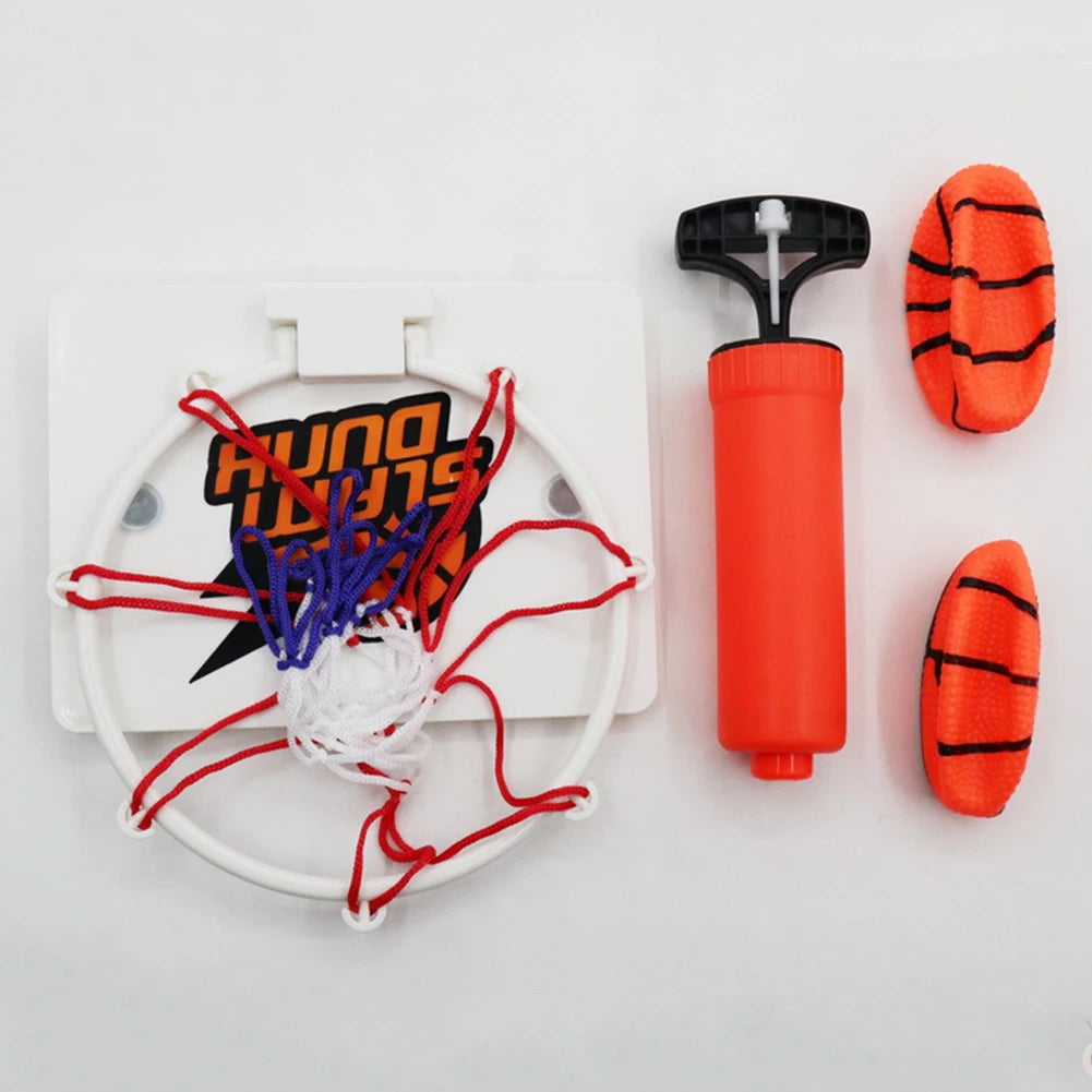Suction Cup Basketball Hoop with 2 Balls Indoor Basketball Hoop