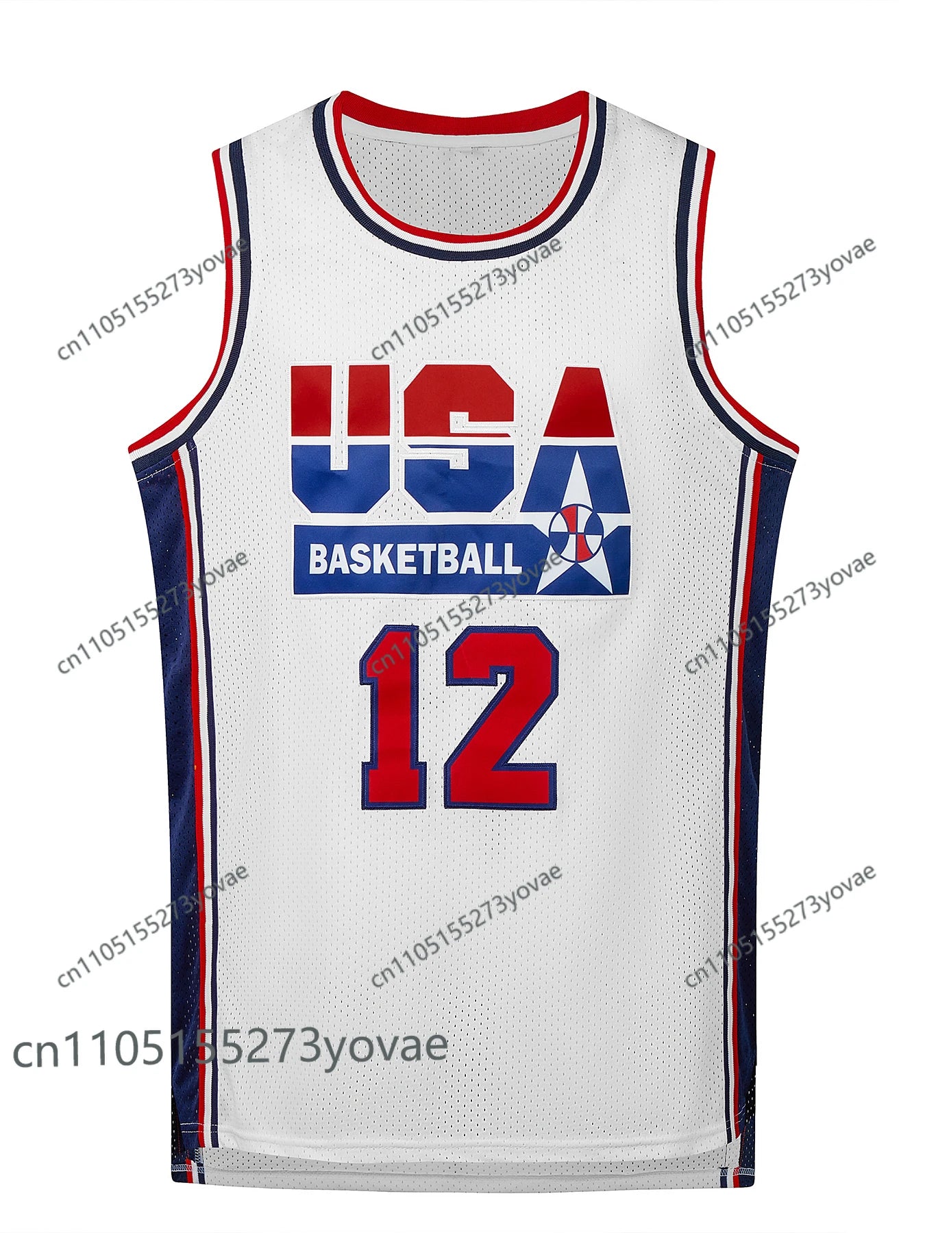 3DNew Men's Basketball Jersey Breathable Round Neck Sportswear