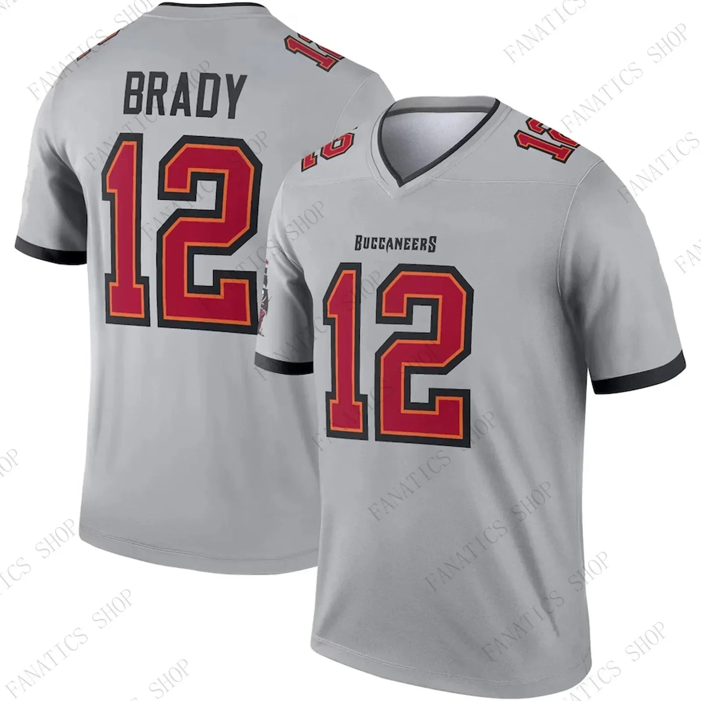 2024 Newest Summer Tom Brady Buccaneers Vapor F.U.S.E. Limited Rugby Jersey #12