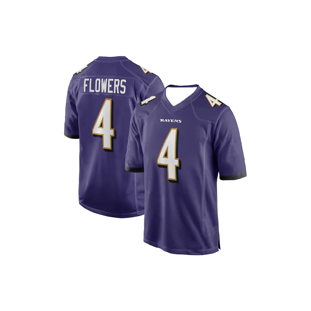 24-25 Adult Baltimore American Football Jersey  Sportswear Ravens Jackson 8 Number