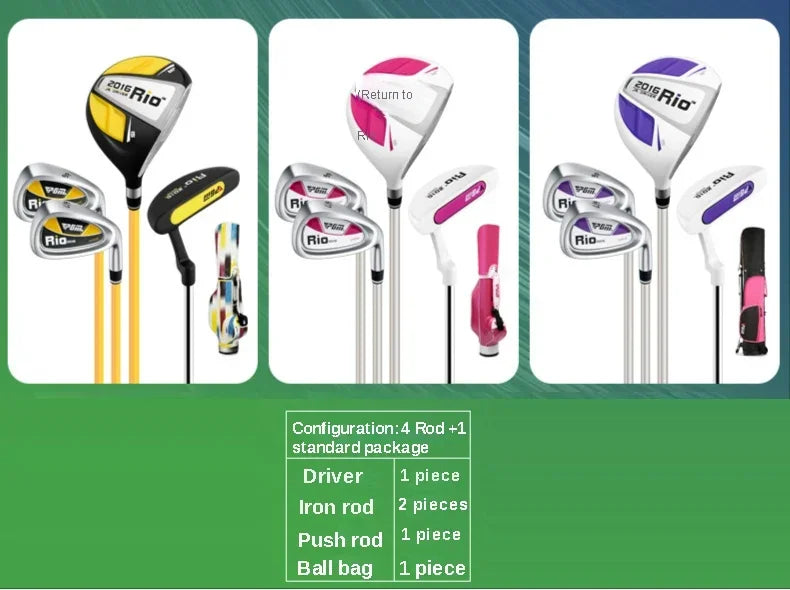 PGM 3-12 Age Boys Girls Kids Golf Club Full Sets Gift
