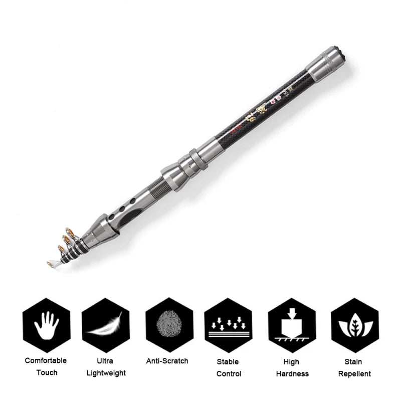 Telescopic Fishing Rod and Reel Combo Full Kit