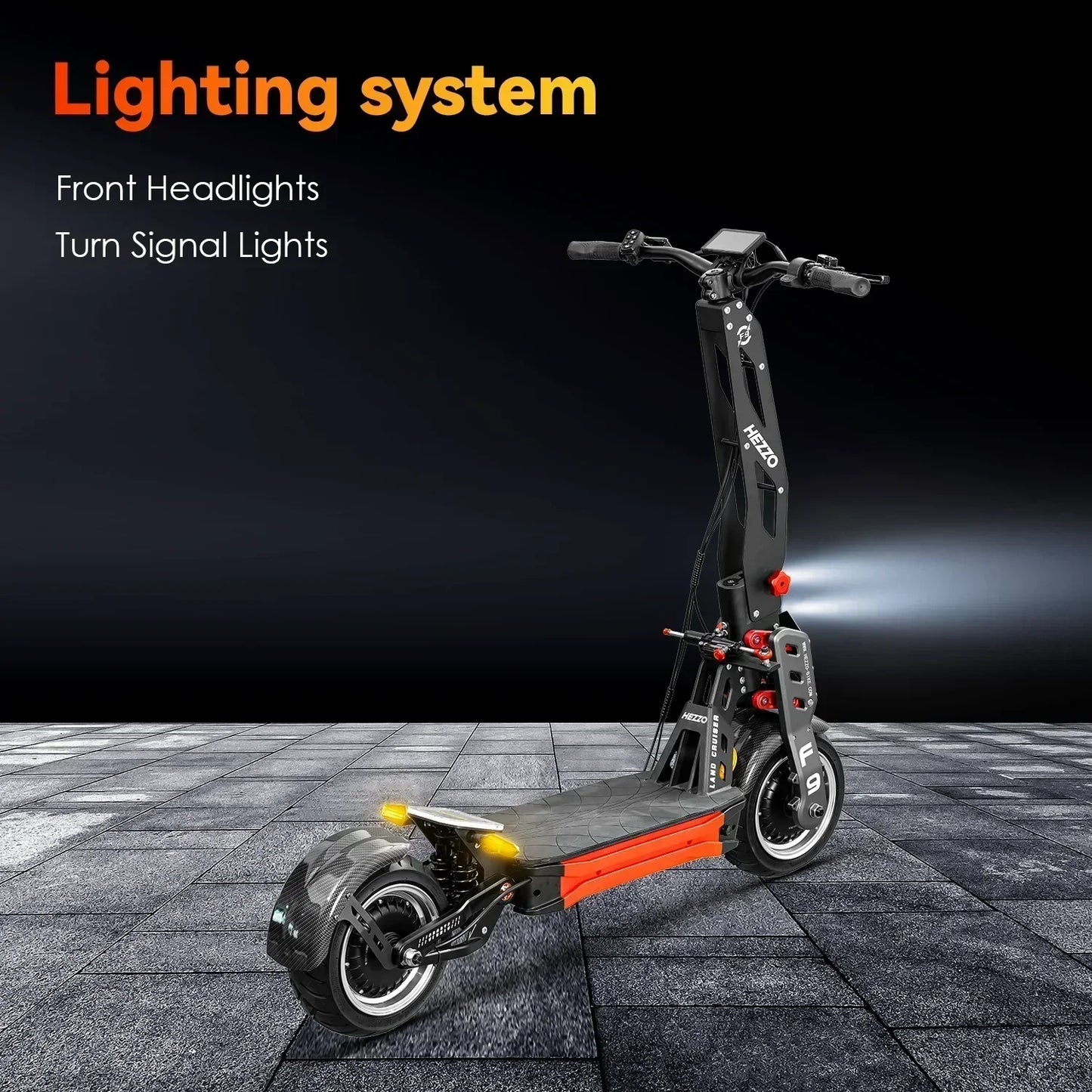 HEZZO 60V 8000W 62.5MPH Off-road Electric Scooter