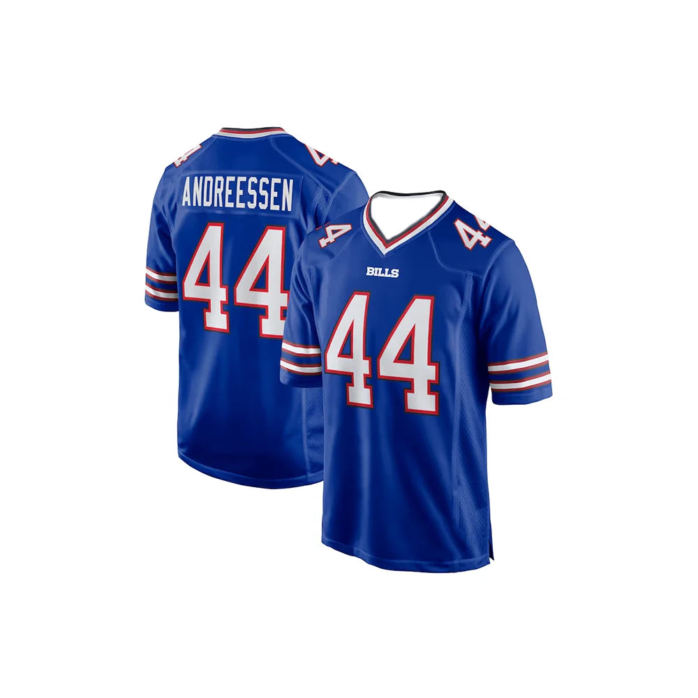 24-25 Adult Buffalo American Football Jerse Sportswear T-shirt Bills Allen 17 Number
