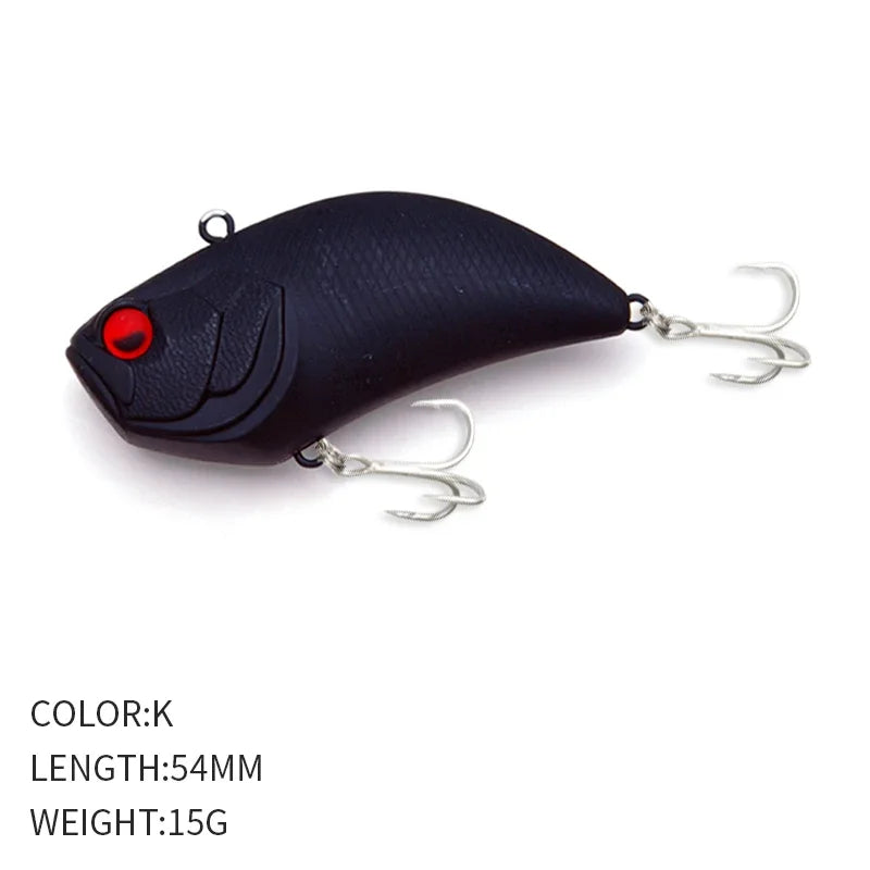 1PCS Winter Vibrating VIB Road Runner 54MM/15G Full Swimming Long Casting Warbler Road Runne