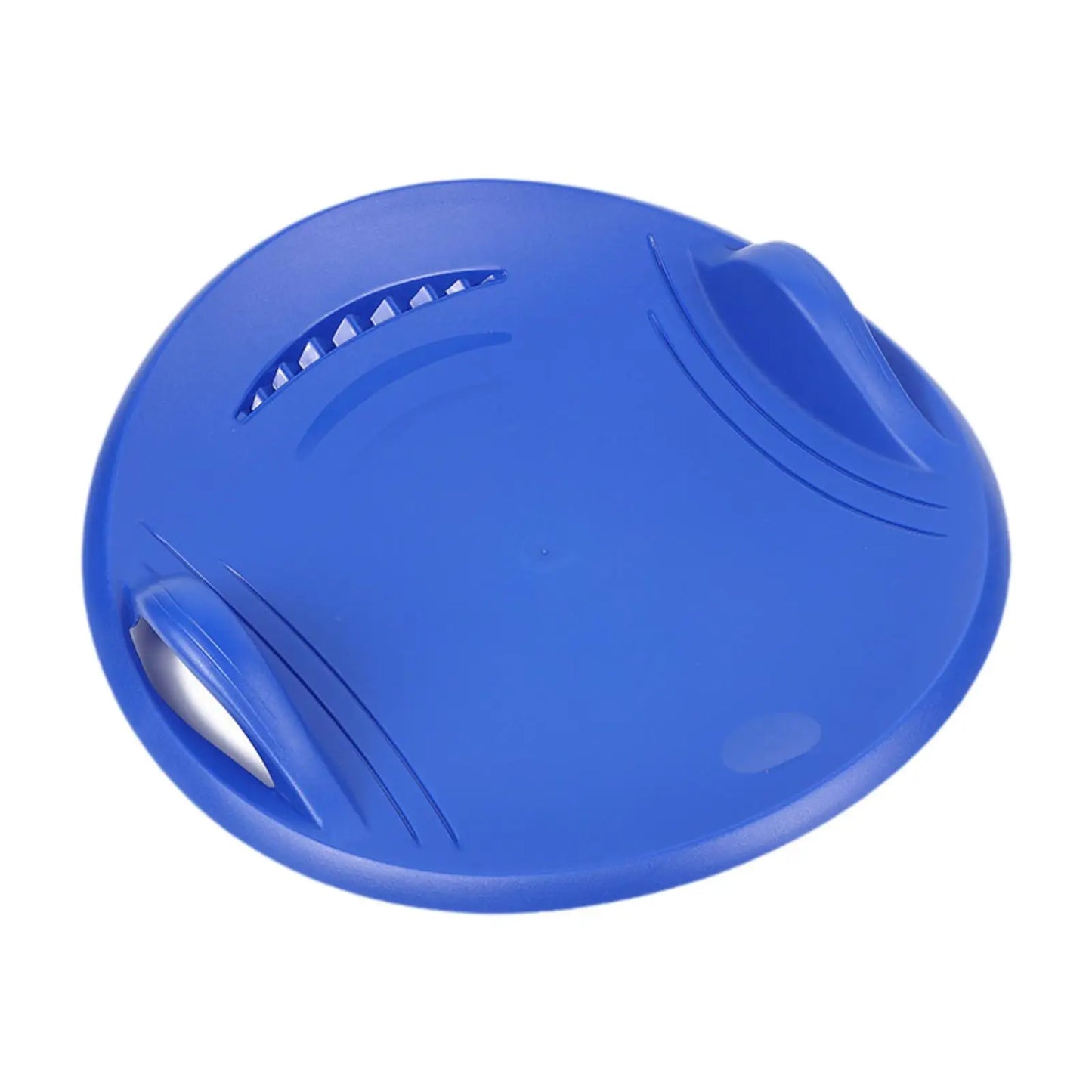 Round Snow Sled Toboggan Grass Sliding Sled Skiing Board Snow Luge Sledge for Boys Girls Kids