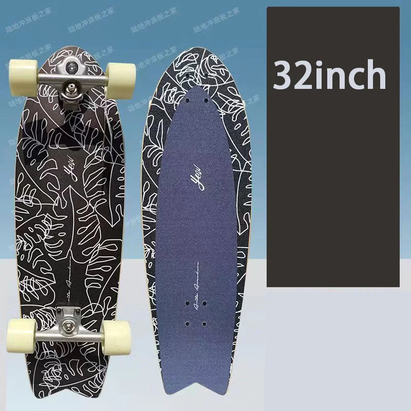 YOW land surf skateboard longboards whole kits good quality spring system branded with trucks wheels