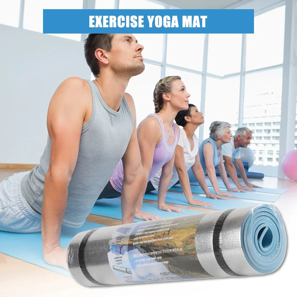 1800x50x10/8/6mm Thickened EVA Yoga Mat Moisture-proof Outdoor Camping Picnic Mat Waterproof Anti-skid