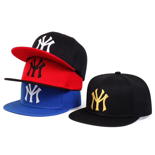 Unisex Letter Embroidery Hip-hop Hats Outdoor Adjustable Casual Baseball Caps