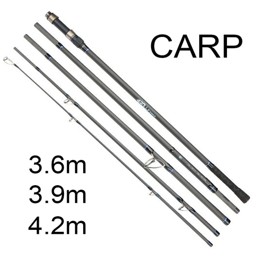 3.6M 3.9M 4.2M 4-6 Sections 10kg CARP 40-160g Long Lure Rod Surf Spinning Fishing Rod