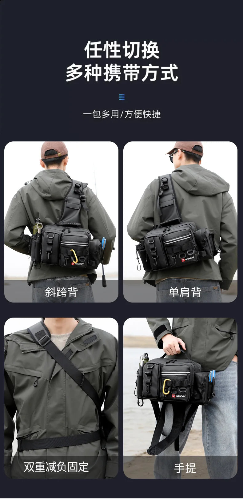 Fishing Tackle Backpack Lure Box Storage