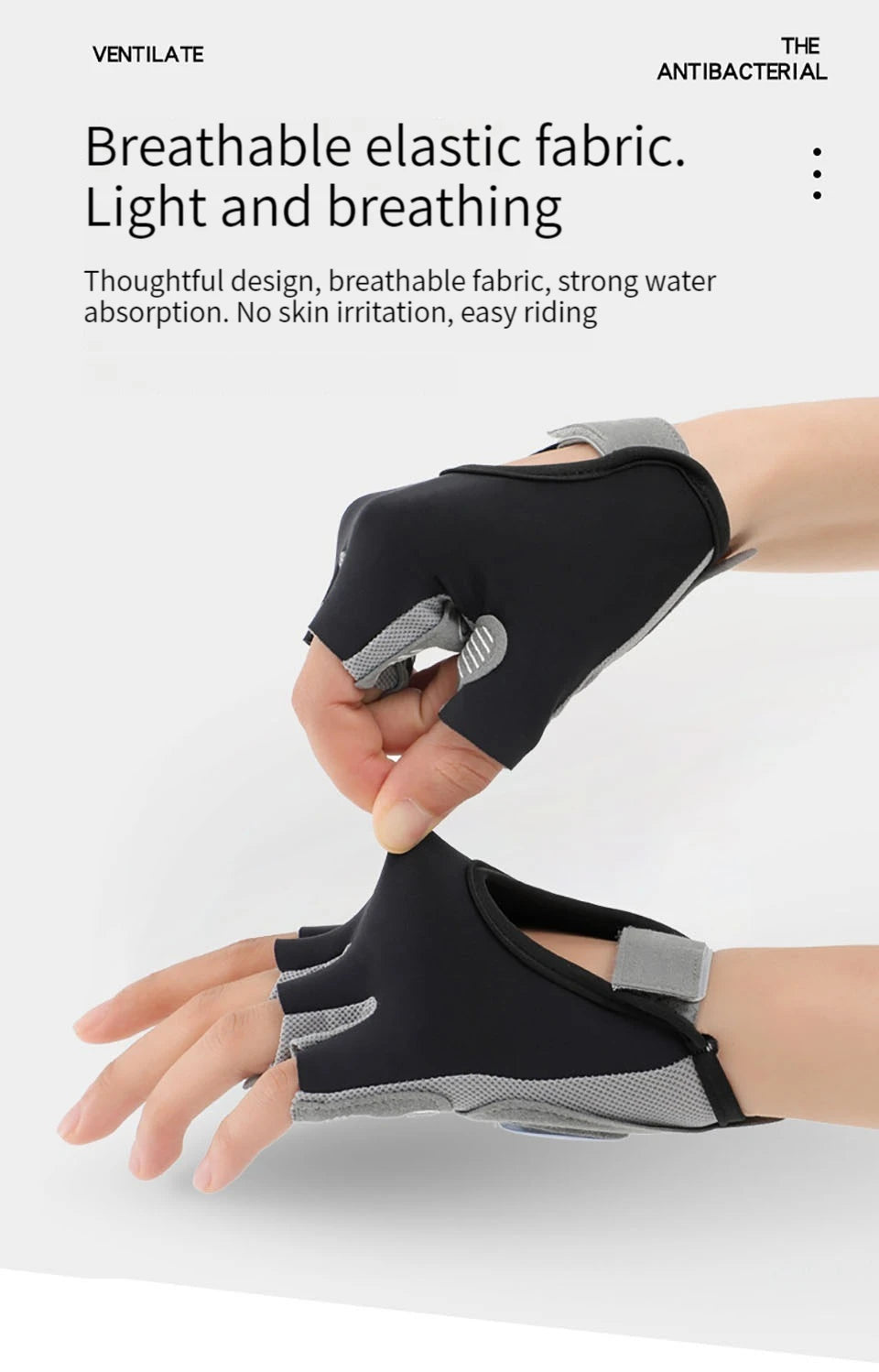 1 Pair Gym Body Building Training Fitness Gloves Sports Weight Lifting Exercise Slip-Resistant Gloves for Yoga Gloves