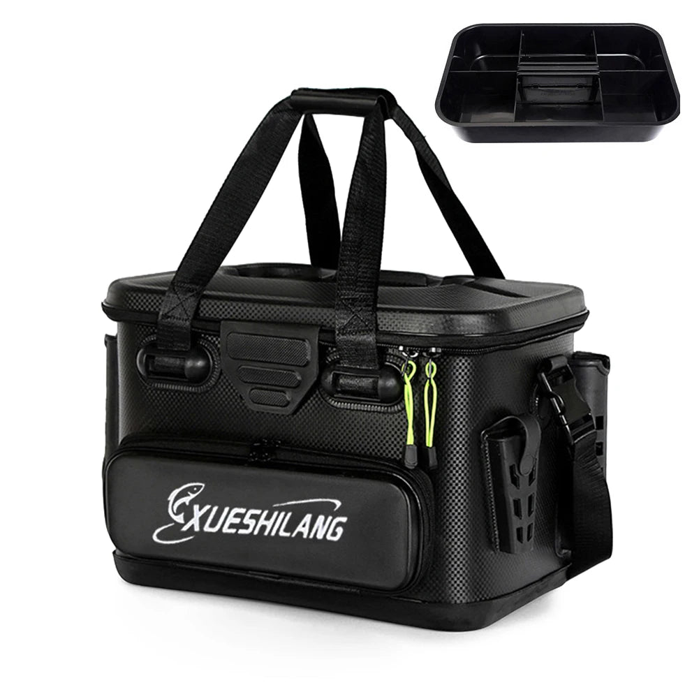 EVA Multifunction Fishing Bag Rod Bait Reel Portable Fish Storage Bag