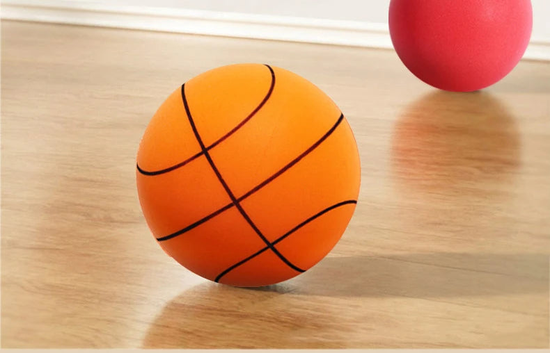 18/21/24CM Kids Bouncing Mute Basketball Squeezable Mute Bouncing Basketball