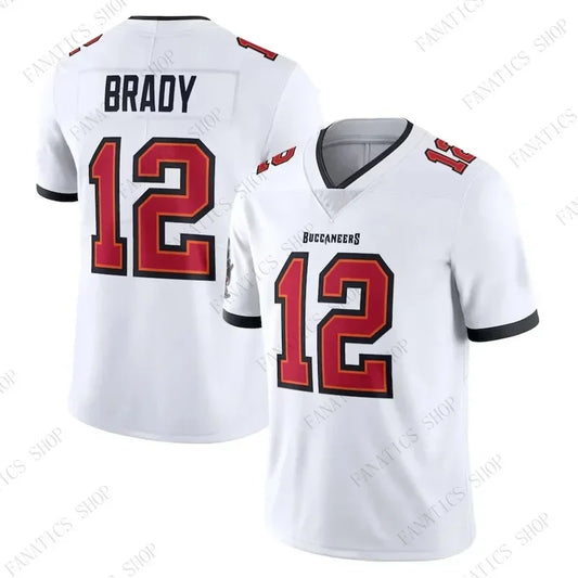 2024 Newest Summer Tom Brady Buccaneers Vapor F.U.S.E. Limited Rugby Jersey #12