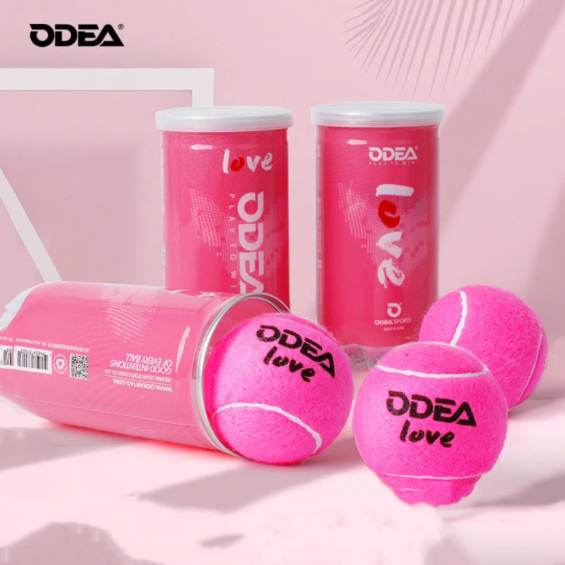 ODEA Professional Tennis Pink Training Ball 2 ball/barrel Match Balls
