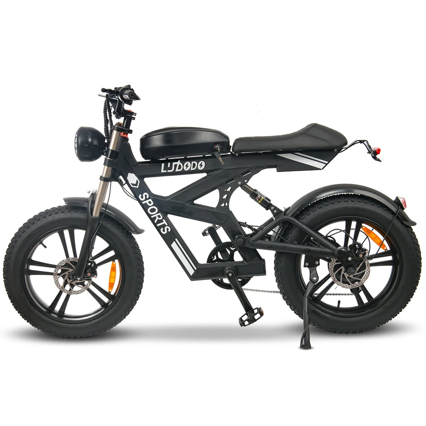 AK2 Electric Bicycle Motorcycle 750W Motor 75Miles Snow Electric Bike
