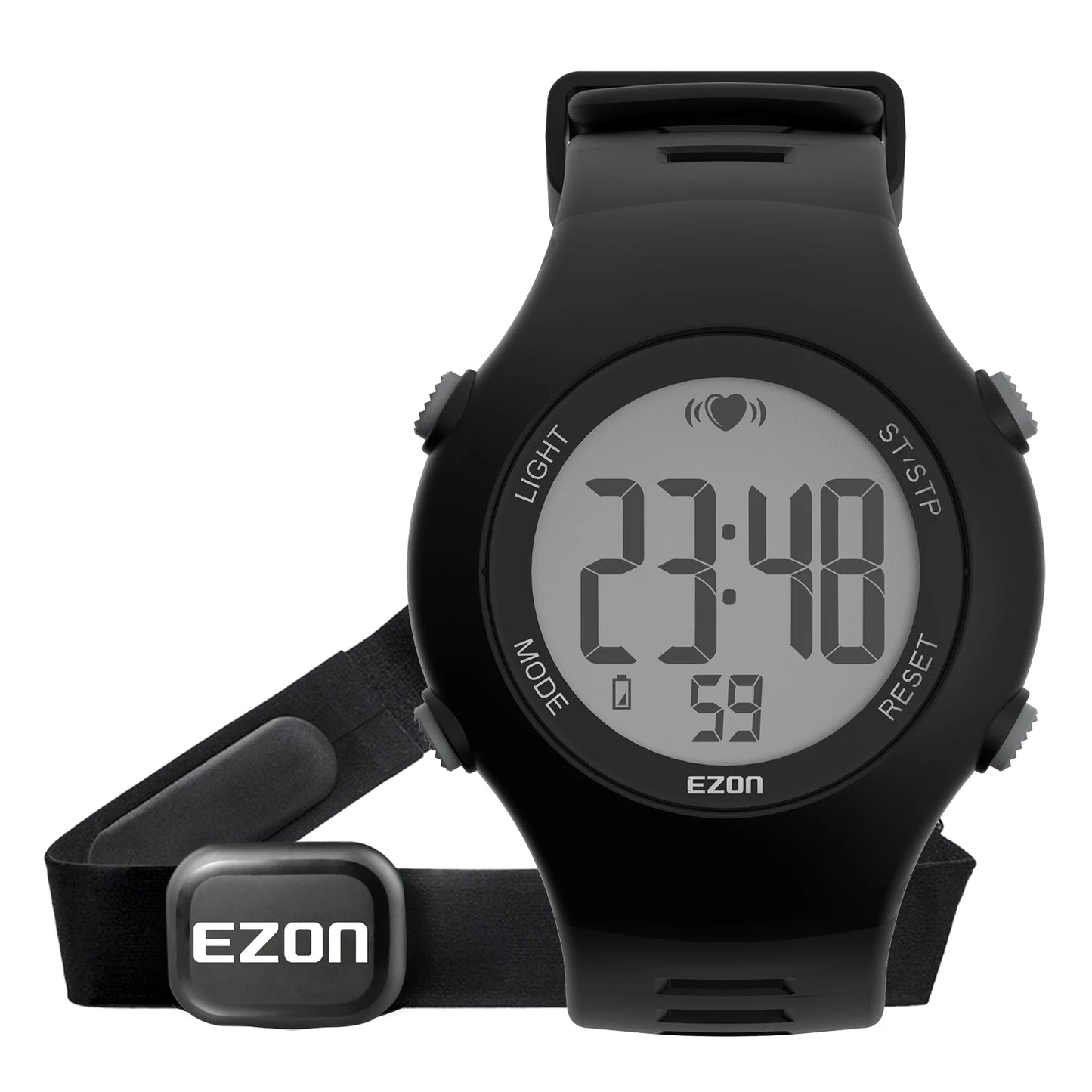 50M Waterproof Heart Rate Monitor Sport Fitness Watch Men Women Outdoor Cycling Sport Wireless With Chest Strap Heart Rate