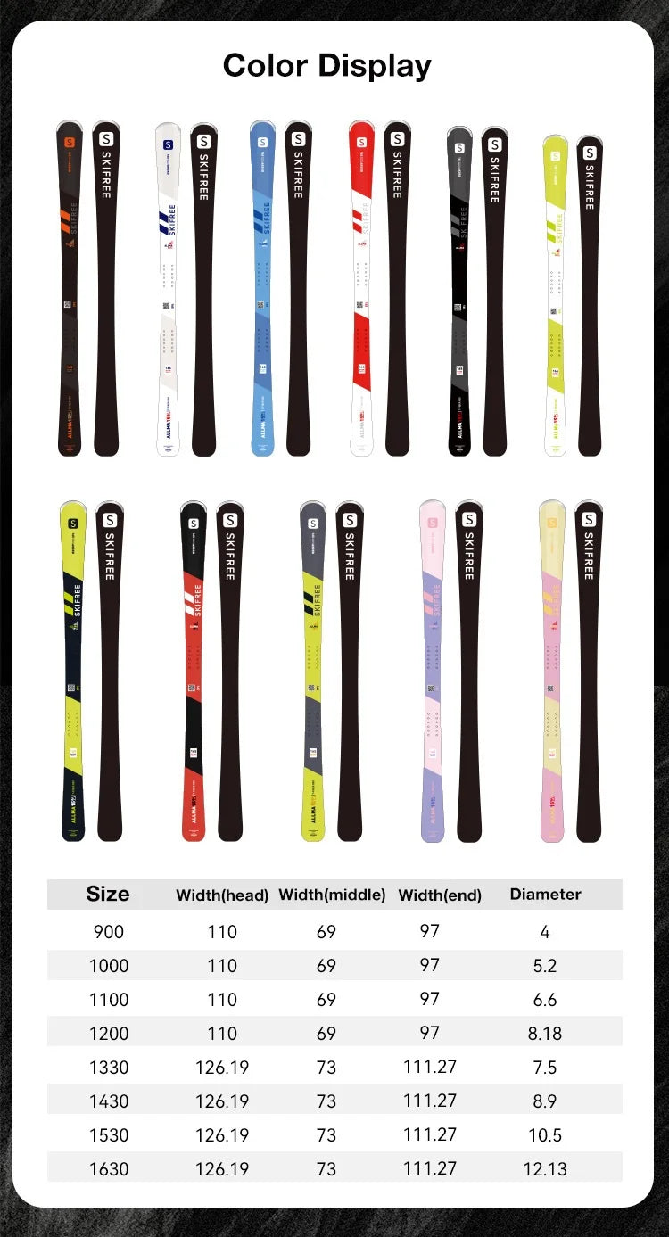 OEM Top Quality Ski Winter Sports Twin Tip Mountain Snow Alpine Ski