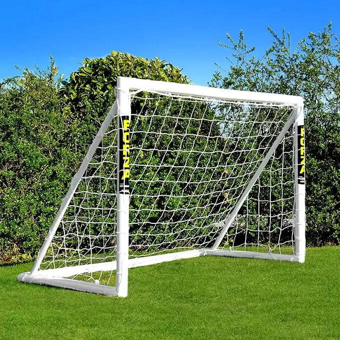 Backyard Soccer Goals [9 Sizes]  Ultra-Durable uPVC Weatherproof   Quick Assembly –