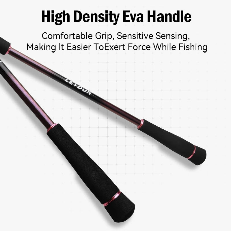 LEYDUN Franky Red Sea Bream Tyraba Fishing Rods 2.11m Super Light Full Solid Tip seawater Casting Rod ]