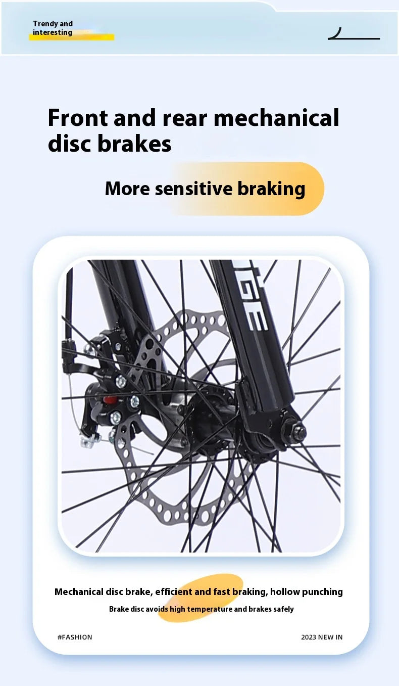 Adult Mountain Bike Bicycle Men and Women Mountain Variable Speed Bicycle