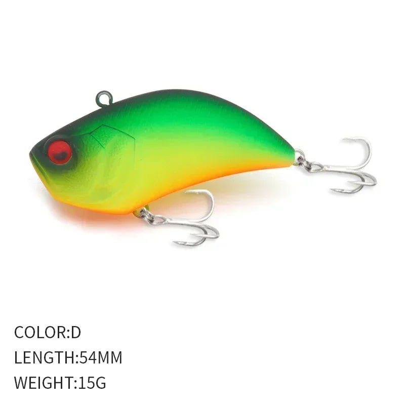 1PCS Winter Vibrating VIB Road Runner 54MM/15G Full Swimming Long Casting Warbler Road Runne
