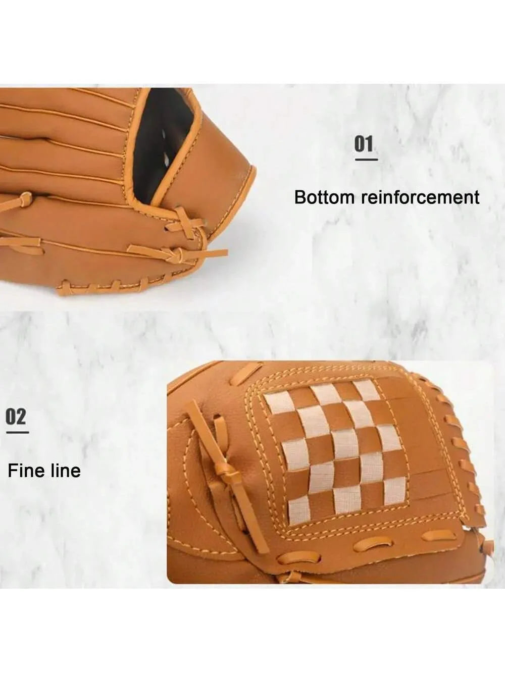 Outdoor Sport Adult Baseball Glove Size 10.5/11.5/12.5 Left Hand Training Equipment for Man And Woman
