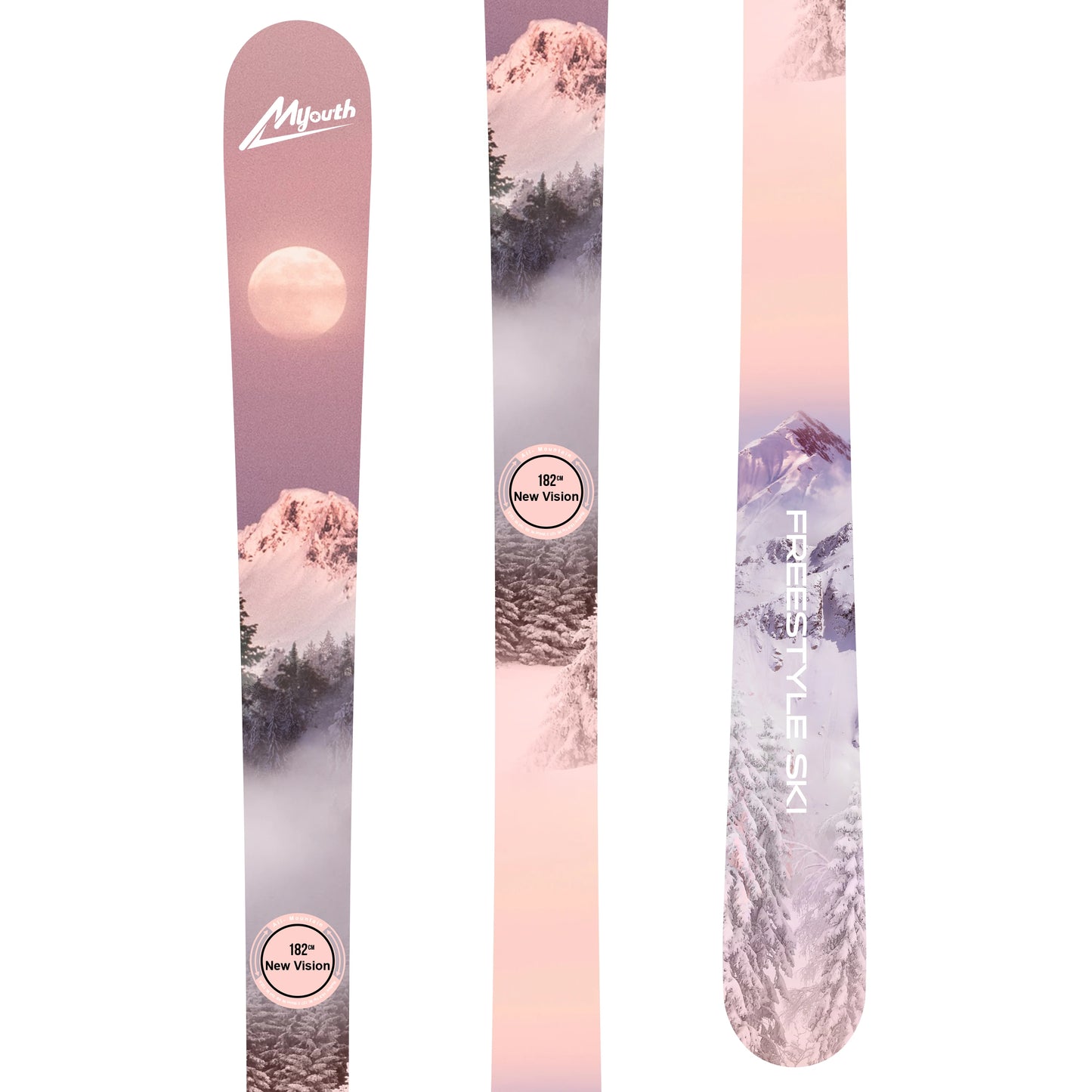 Factory Price Freestyle Twin Tip Soft Park All Mountain Alpine Snow Board Skis